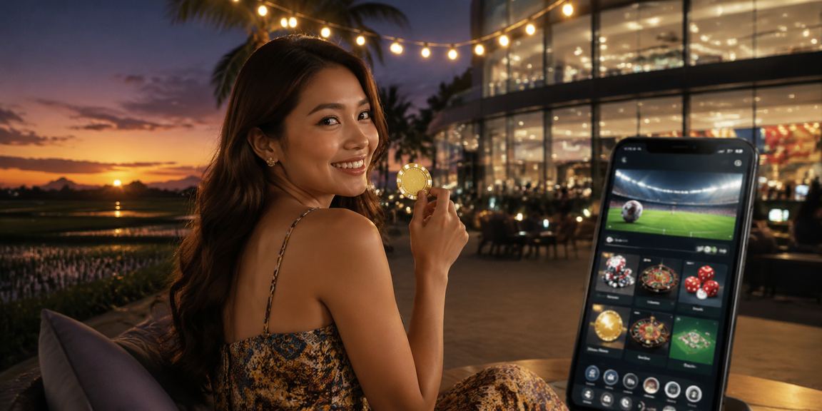 Pemain Malaysia menikmati permainan di atom108